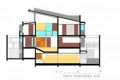 CORTE TRANSVERSAL CASA LA PADRONERA