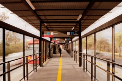 ESTACIÓN DEL METROBÚS CENTRO CULTURAL UNIVERSITARIO 006