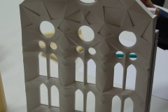 estructura alabeada interior