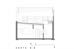 Corte B-B CASA MARIANI TERUGGI