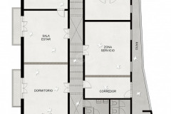 PLANTA ALTA CASONA NICOLAS DE PIEROLA