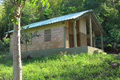 VISTA EXTERIOR 1  -  VIVIENDA CON IDENTIDAD EN TERRITORIOS MBYA GUARANI