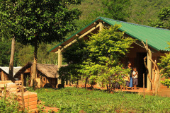VISTA EXTERIOR 2  -  VIVIENDA CON IDENTIDAD EN TERRITORIOS MBYA GUARANI