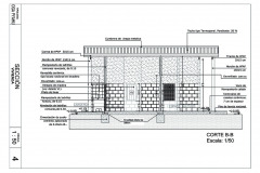CORTE B  -  VIVIENDA CON IDENTIDAD EN TERRITORIOS MBYA GUARANI