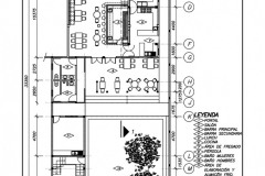 PLANTA 1 REHABILITACIÓN Y RE FUNCIONALIZACIÓN DE VIVIENDA PARA CONVERTIRLA EN BAR (CUBAR)