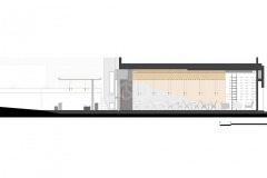 CORTE LONGITUDINAL A-A` TINTO BLANCO WINEBAR+SHOP