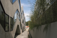 west façade perspective