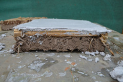 DETALLE DE MURO 1 - VIVIENDA ALTOANDINA BIOCLIMÁTICA ECOLÓGICA Y SISMO RESISTENTE